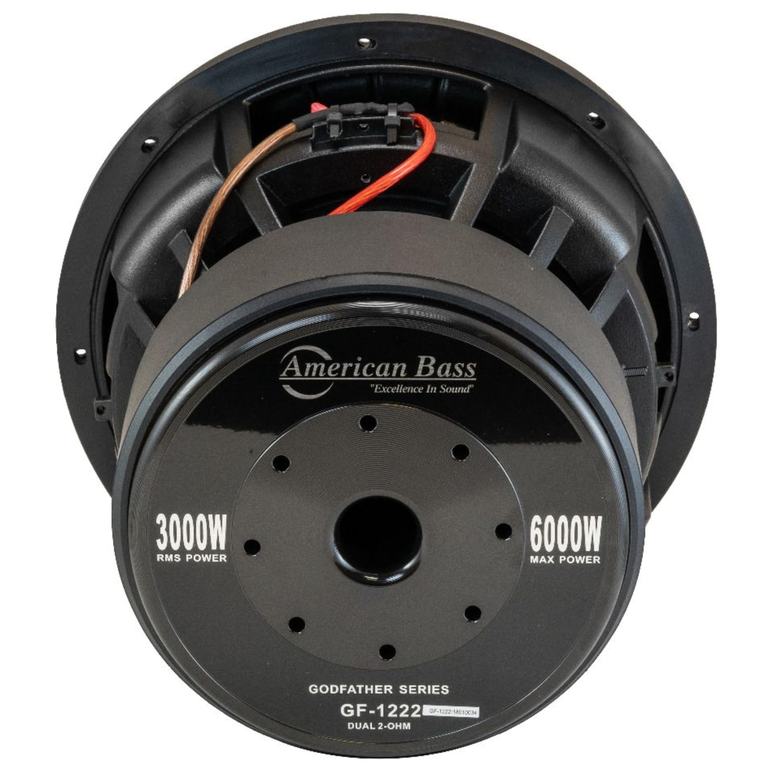 American Bass XD-1044 XD 10-inch Subwoofer 450 Watt RMS / 900 Watt Max Dual Voice Coil 4 Ohm Voice Coils 125 Oz Magnet