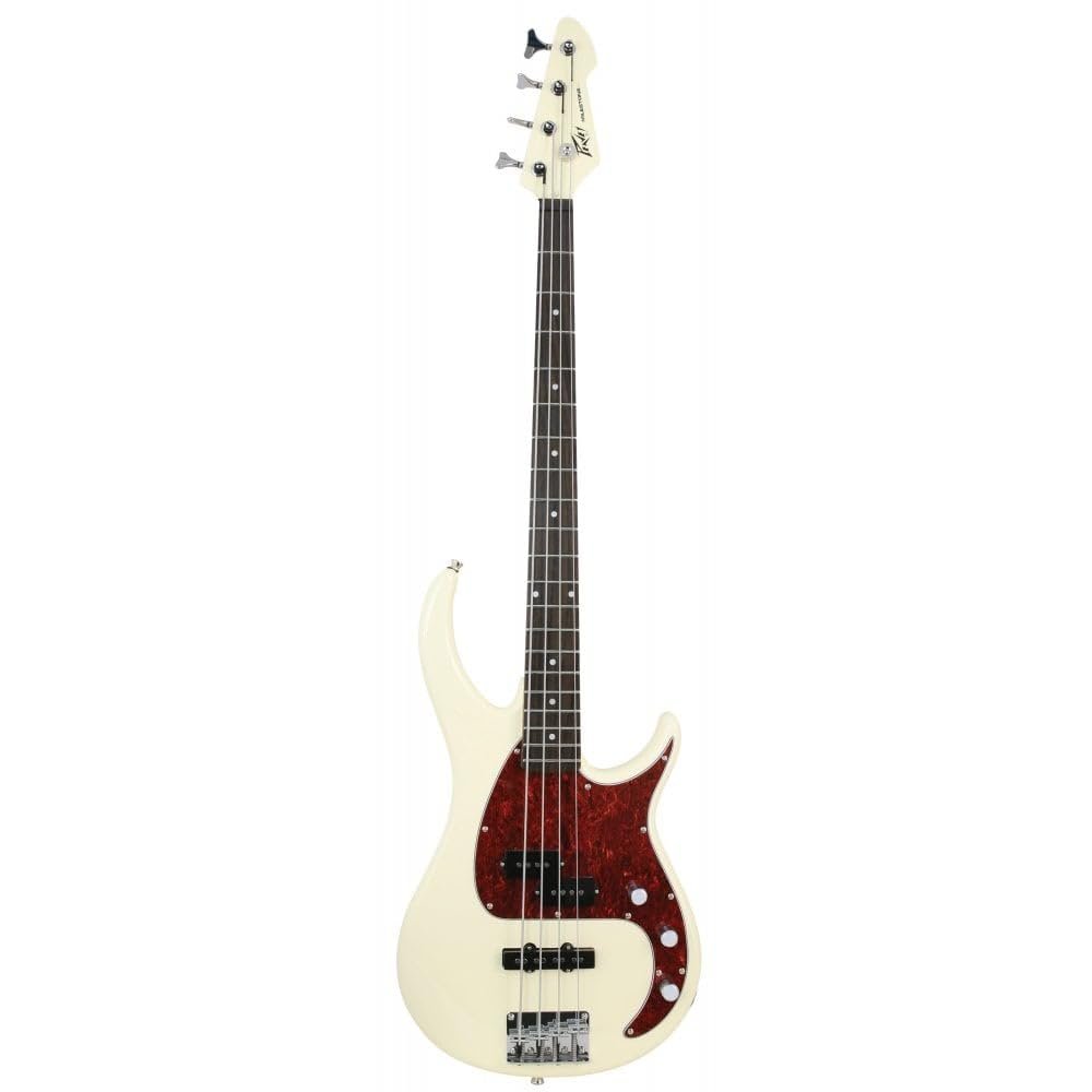 Peavey Milestone Bass Guitar, Ivory