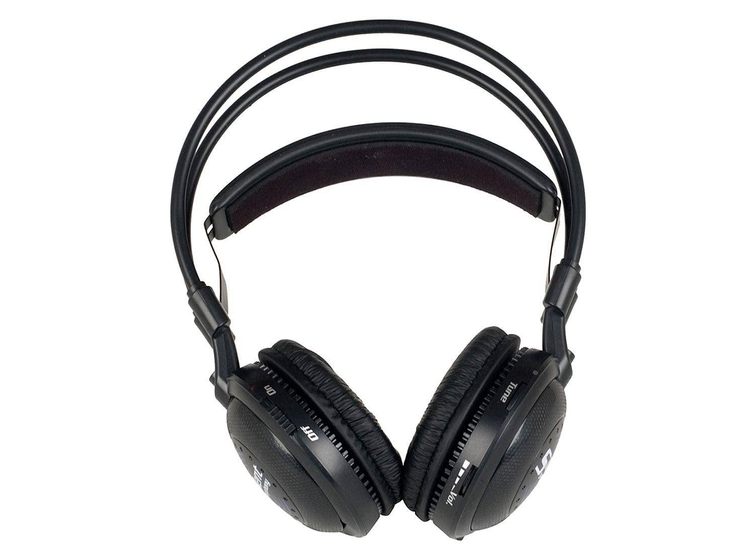 VocoPro Broadcast Head 2 Trans 100 Headphone - SILENTSYMPHDISCO, Black