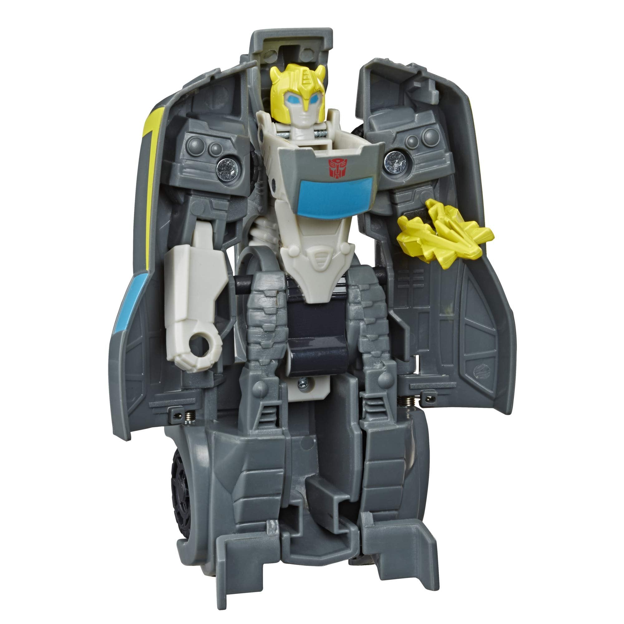 Transformers Bumblebee Cyberverse Adventures Action Attackers: 1-Step Stealth Force Bumblebee Figure, Shadow Shot Action Attack, 4.25-inch