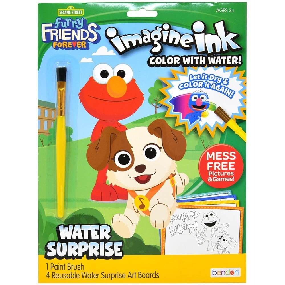 Sesame Street Imagine Ink Water Surprise Game Book