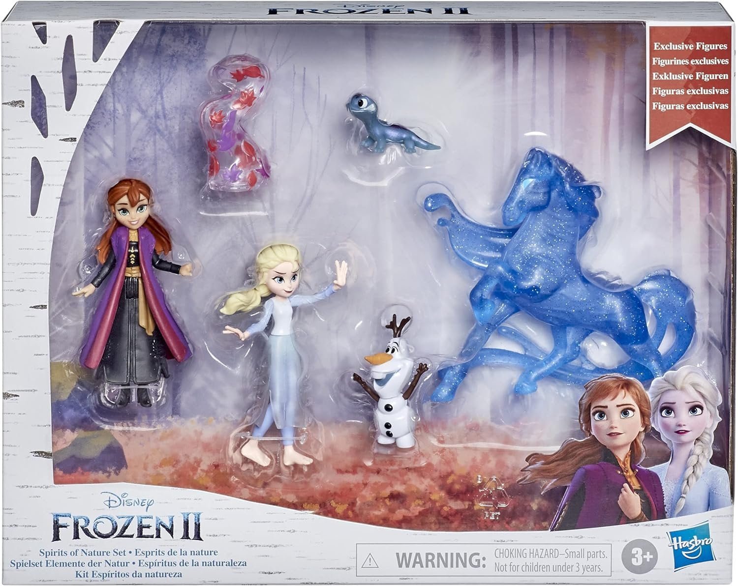 Disney's Frozen 2 Spirits of Nature Set, Includes 5 Dolls, 2 Capes, 1 Accessory