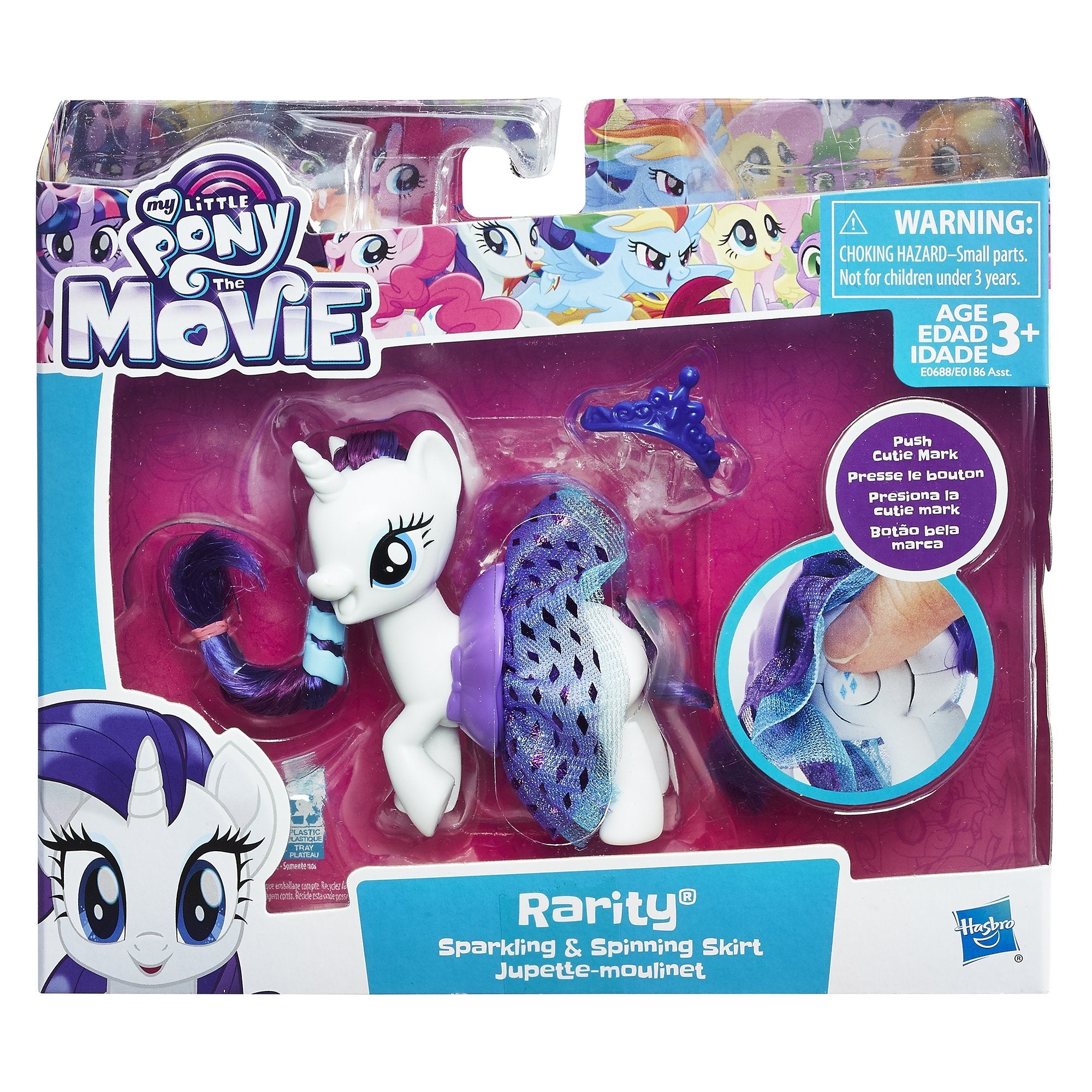 My Little Pony: The Movie Sparkling & Spinning Skirt Rarity