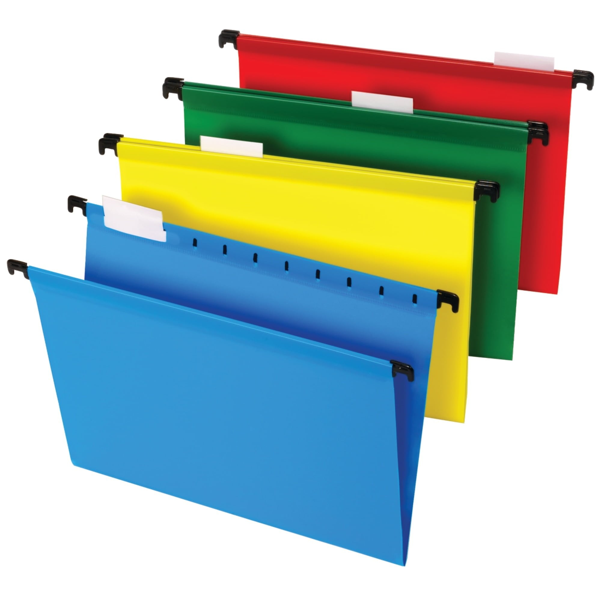 Office Depot® Brand Hanging File Folders, 8 1/2" x 11", Letter Size, Assorted Colors, Box Of 20 Folders