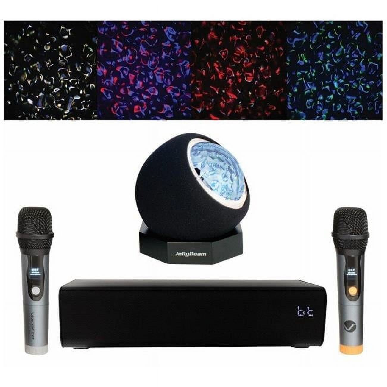 VocoPro Bluetooth Karaoke with Two Mics LED