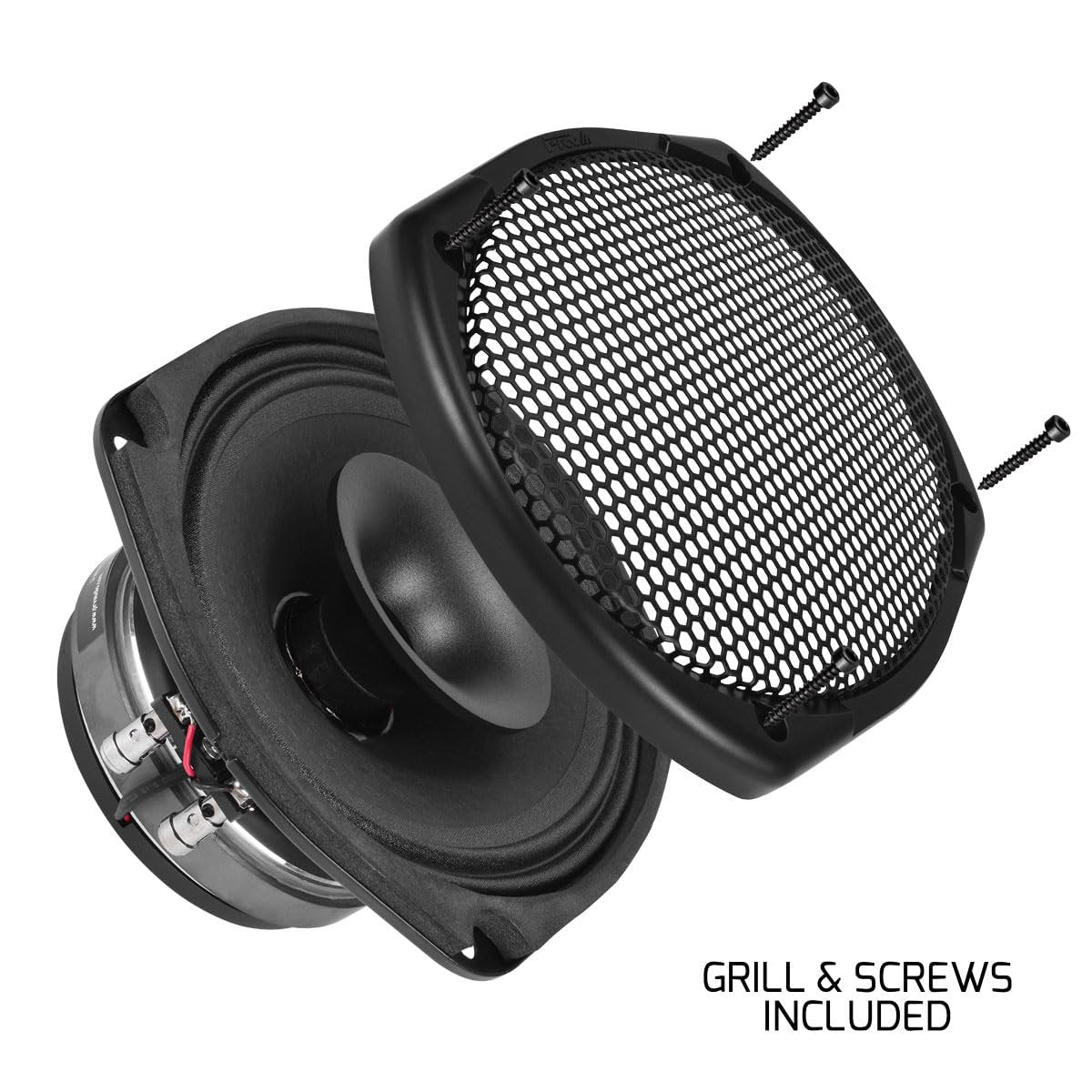 PRV AUDIO 6x9 Coaxial Car Audio Speaker 69CX380-4 Loudspeaker with Built-in Tweeter Driver and Grill Included 380 Watts 4 Ohm (Single)