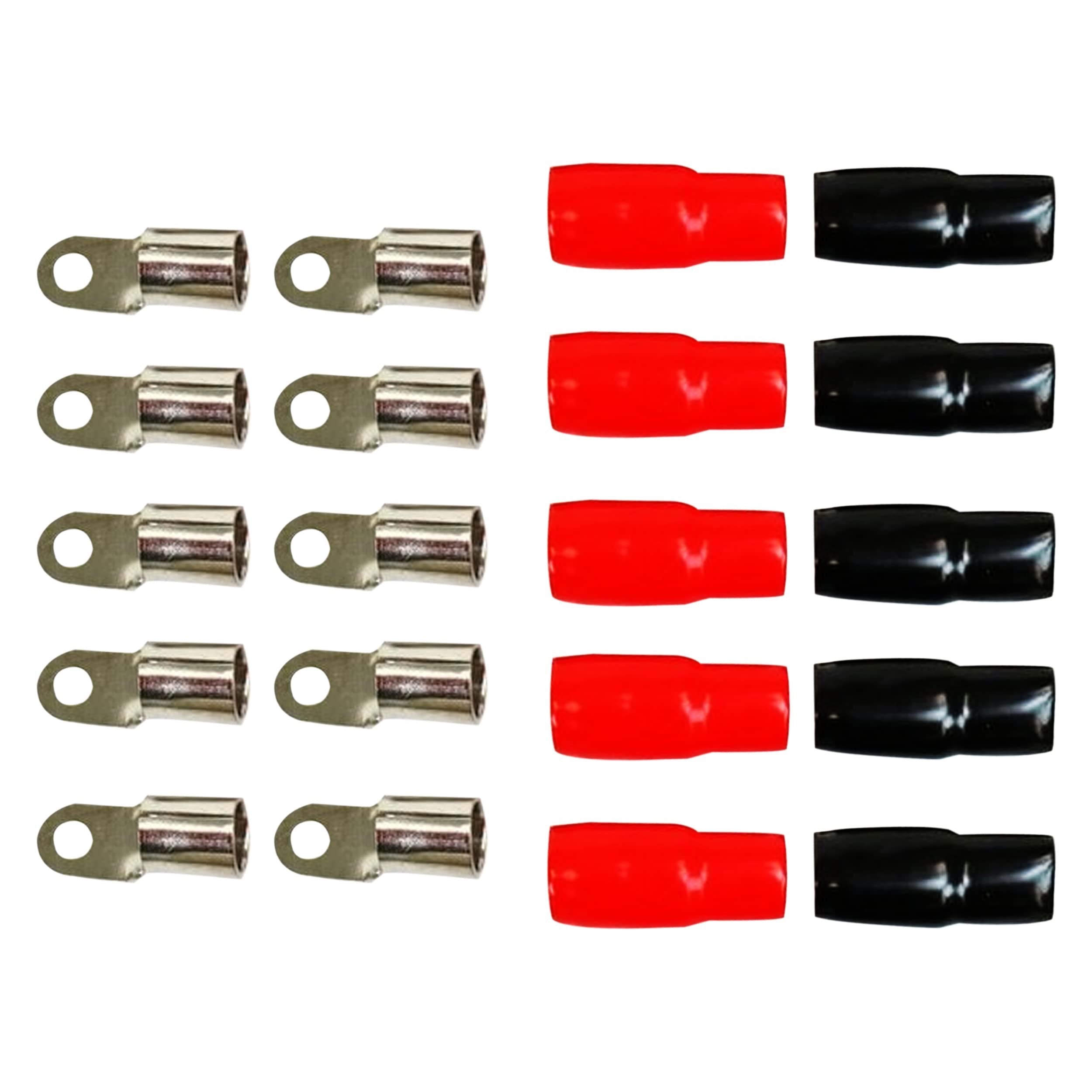 DEEJAYLED 10 Pack 0 Gauge Economy Conn