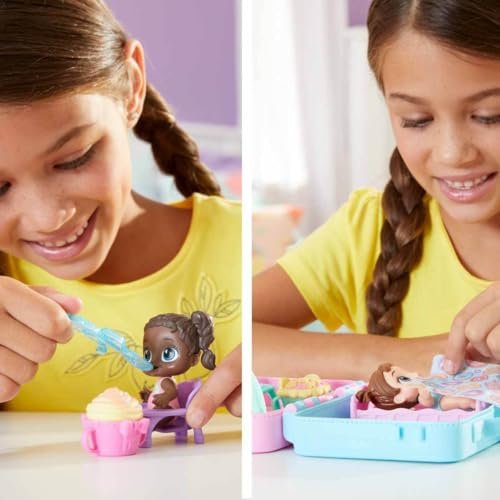 Baby Alive Foodie Cuties, Surprise Toy for Stocking Stuffers, Mini Dolls for Kids, 10 Surprises in Lunchbox-Style Case (Styles May Vary), for Girls & Boys, 3+