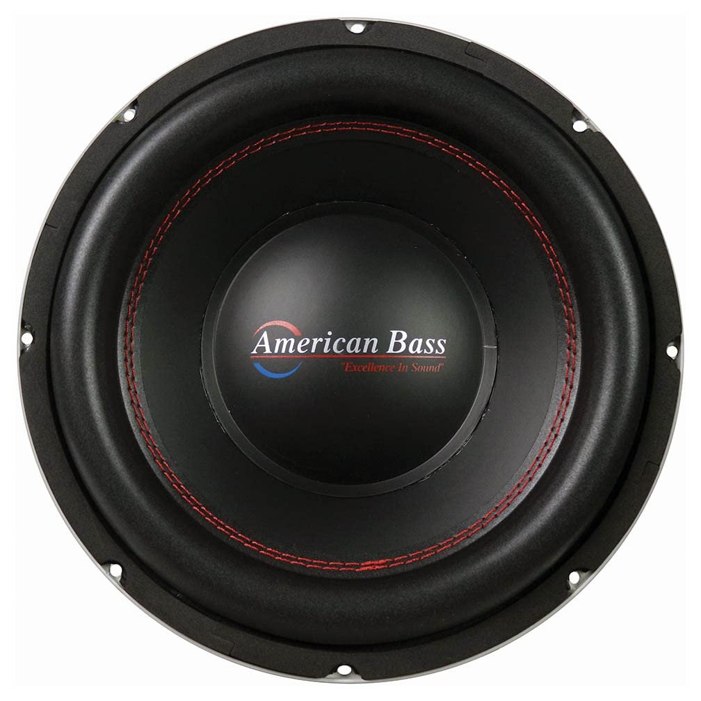 American Bass XD-1044 XD 10-inch Subwoofer 450 Watt RMS / 900 Watt Max Dual Voice Coil 4 Ohm Voice Coils 125 Oz Magnet