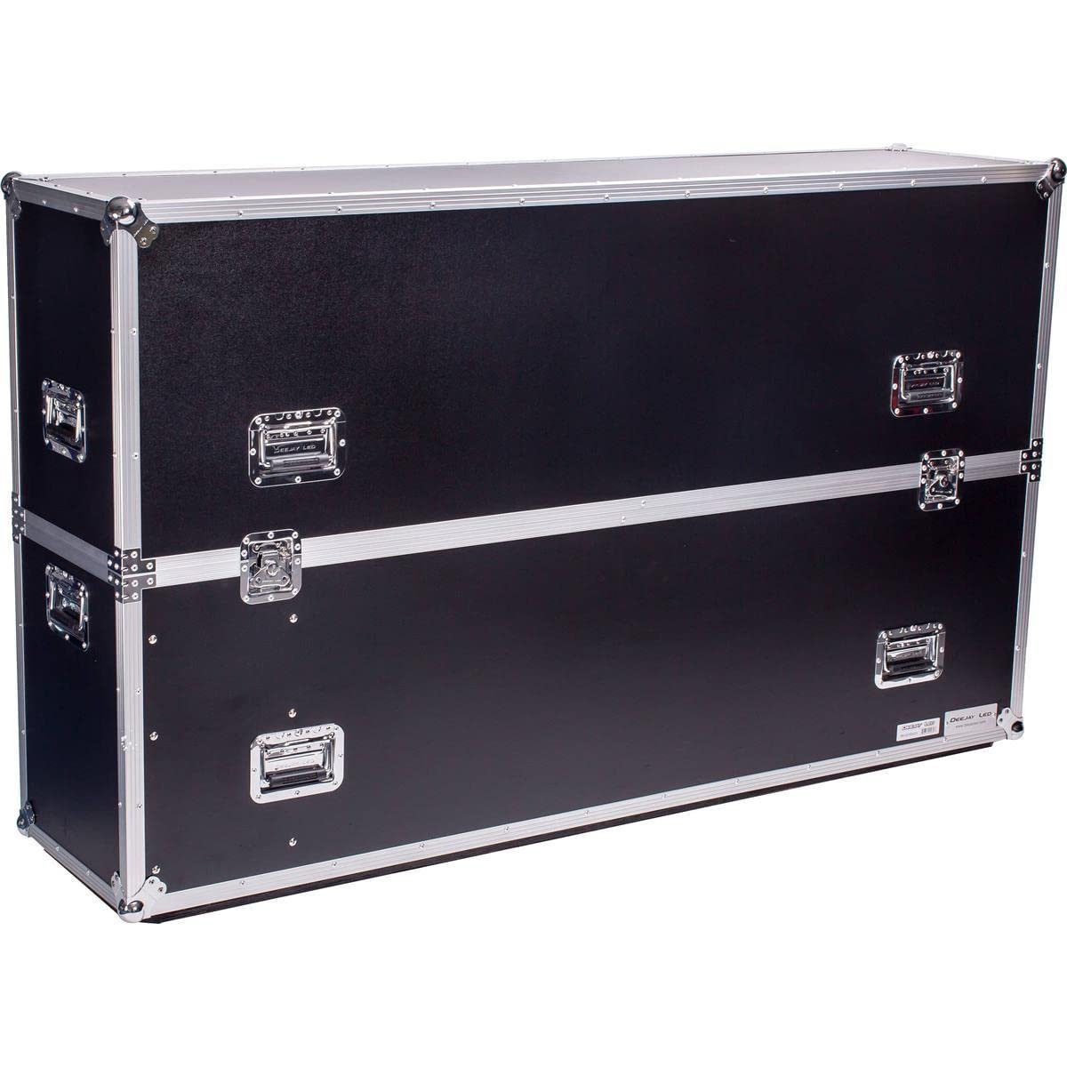 Durable Fly Drive Case For One 70 Inch LED or Plasma Display with 3.5-Inch Caster Board Complete with Removable Foam Lining Allows For Many Storage Alternatives DEEJAY LED TBH1LED70WHEELS