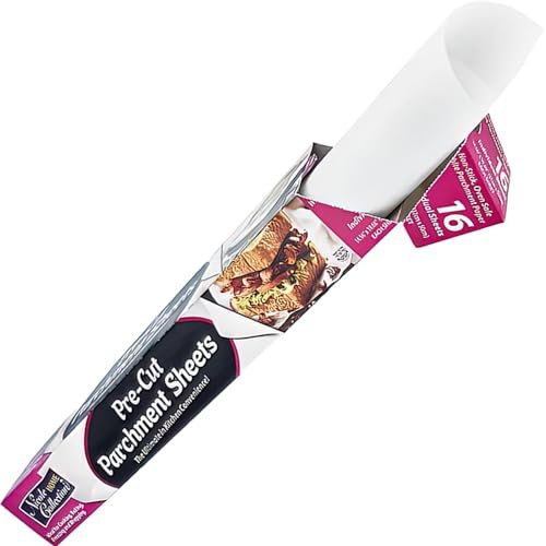 Premium Parchment Paper White - 14.5" x 19.6" (16 Pc) - Ideal for Crafting, Baking, Invitations & Art