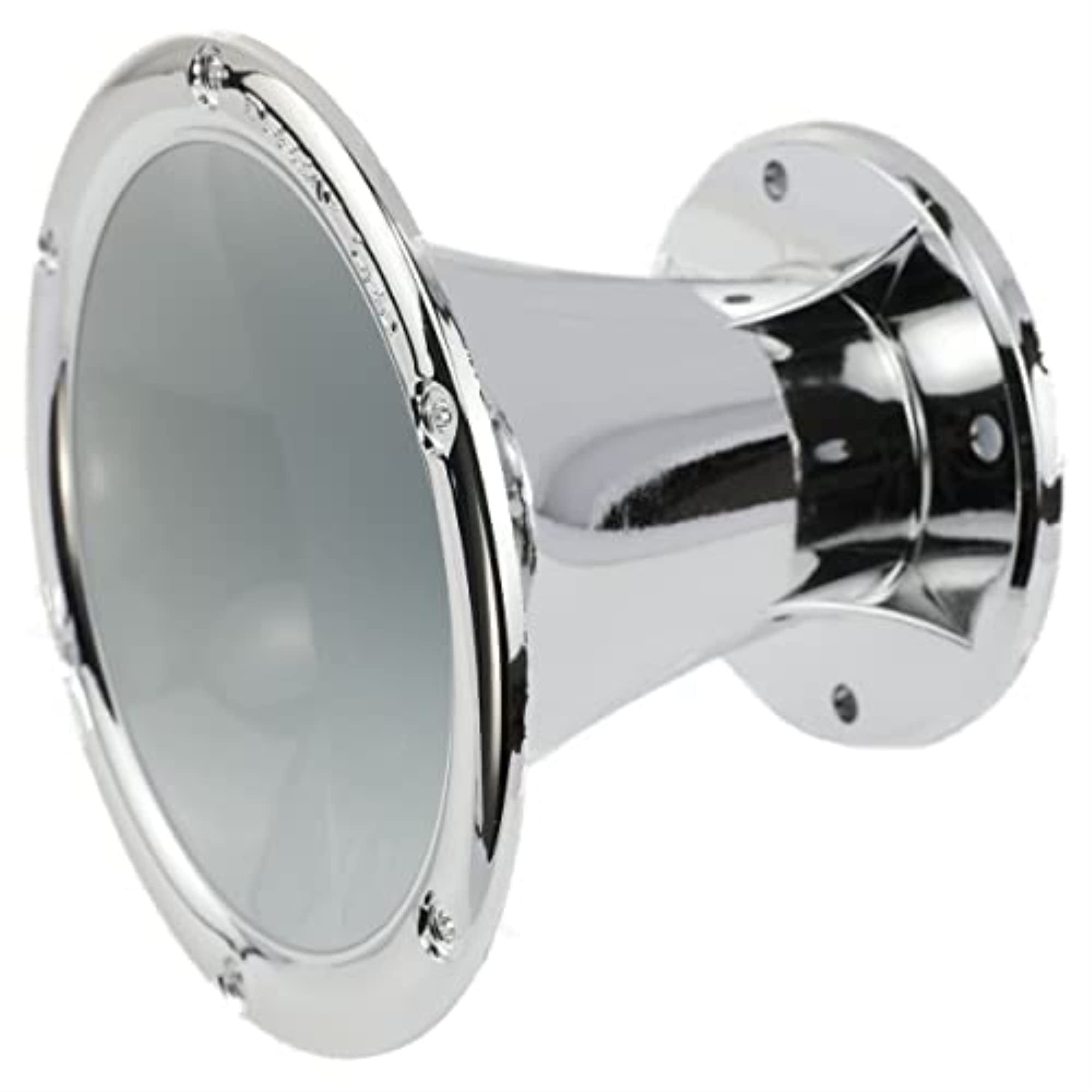 DEEJAY LED TBH2INHORNWHSILV DEEJAYLED 2" Bolt ON Horn White Silver
