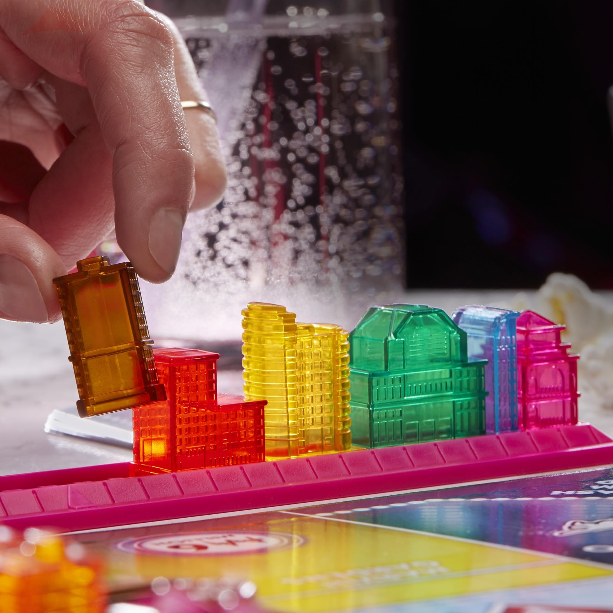 Monopoly Chance Board Game for Adults and Kids | Fast-Paced Family Party Game | Ages 8+ | 2-4 Players | 20 Mins. Average (Amazon Exclusive)
