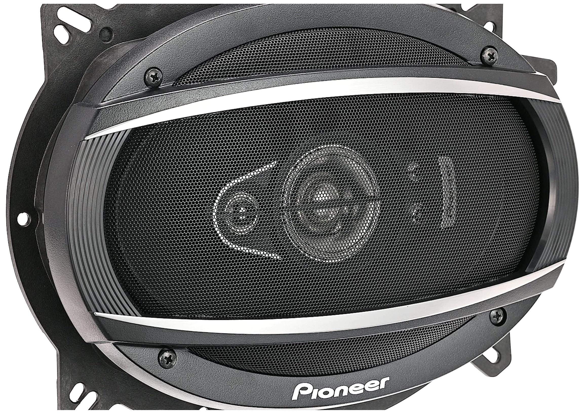 Pioneer TS-A6970F, 4-Way Car Audio Speakers, Full Range, Clear Sound Quality, Easy Installation and Enhanced Bass Response, 6” x 9” speakers,Black