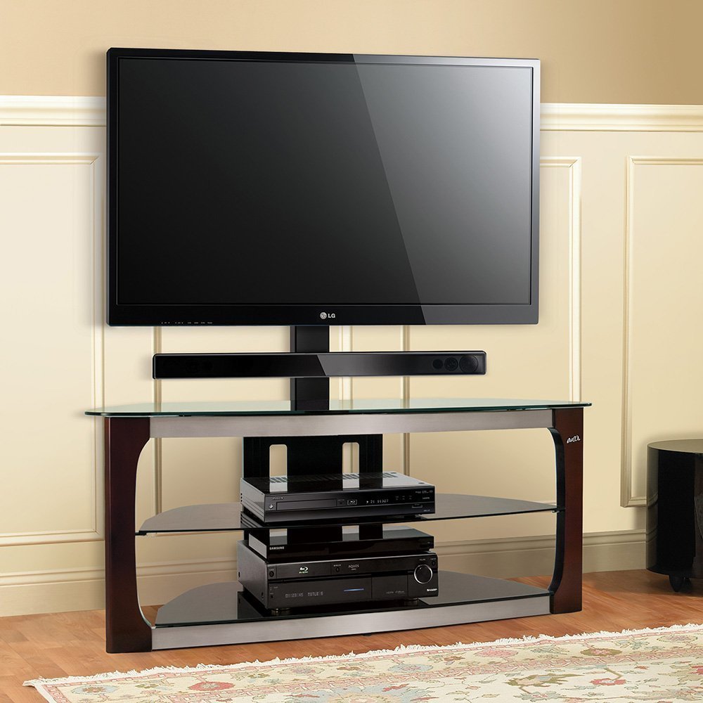 Bell'O TPC2133 Triple Play™ 52" TV Stand for TVs up to 60", Dark Espresso
