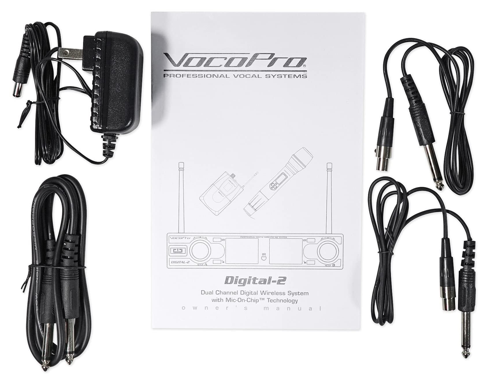 VocoPro Dual CH Digital Wireless Guitar SYS (DIGITAL-2GUITAR)