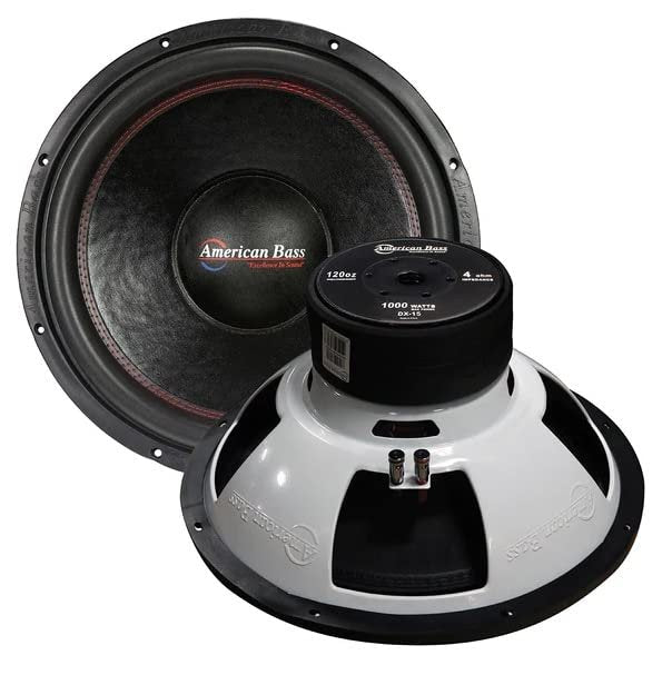 American Bass DX 10 Inch Subwoofer 300 Watt RMS with 4 Ohm Impedance, 90 oz Magnets, 2-inch Voice Coils, Pack of 1