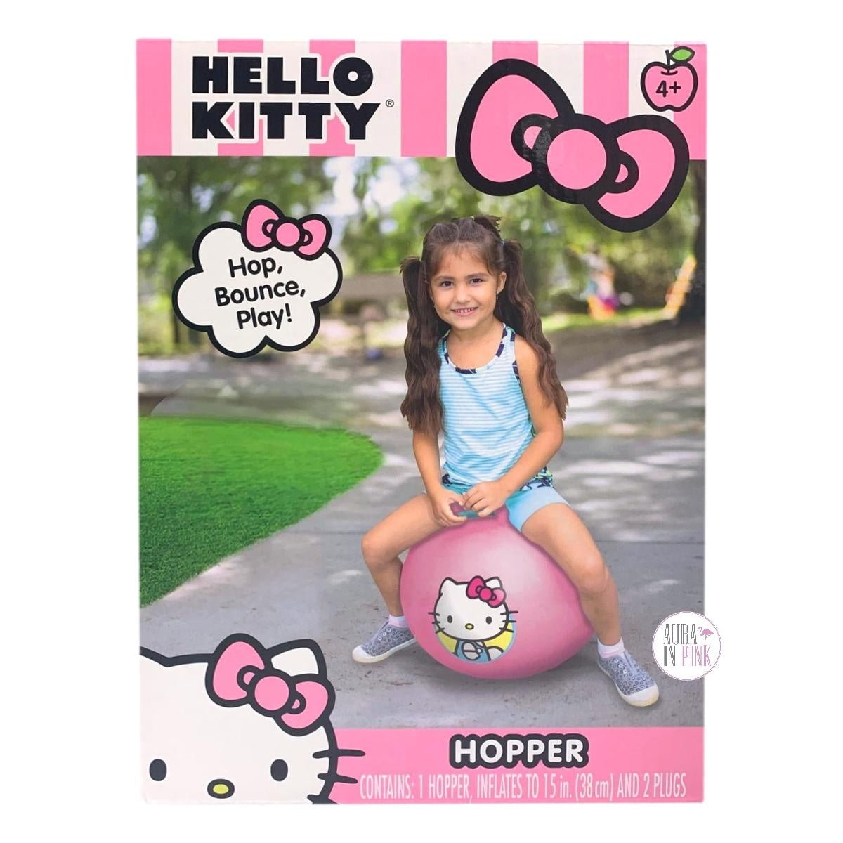 SANRIO HELLO KITTY 15" HOPPER HOP BOUNCE PLAY JUMP TOY INDOOR/OUTDOOR 4+For Girls