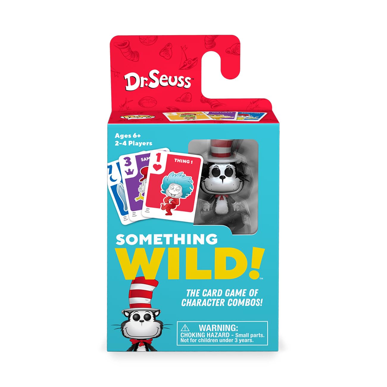Funko Something Wild! Dr. Seuss with Cat in The Hat Pocket Pop! Card Game for 2-4 Players Ages 6 and Up