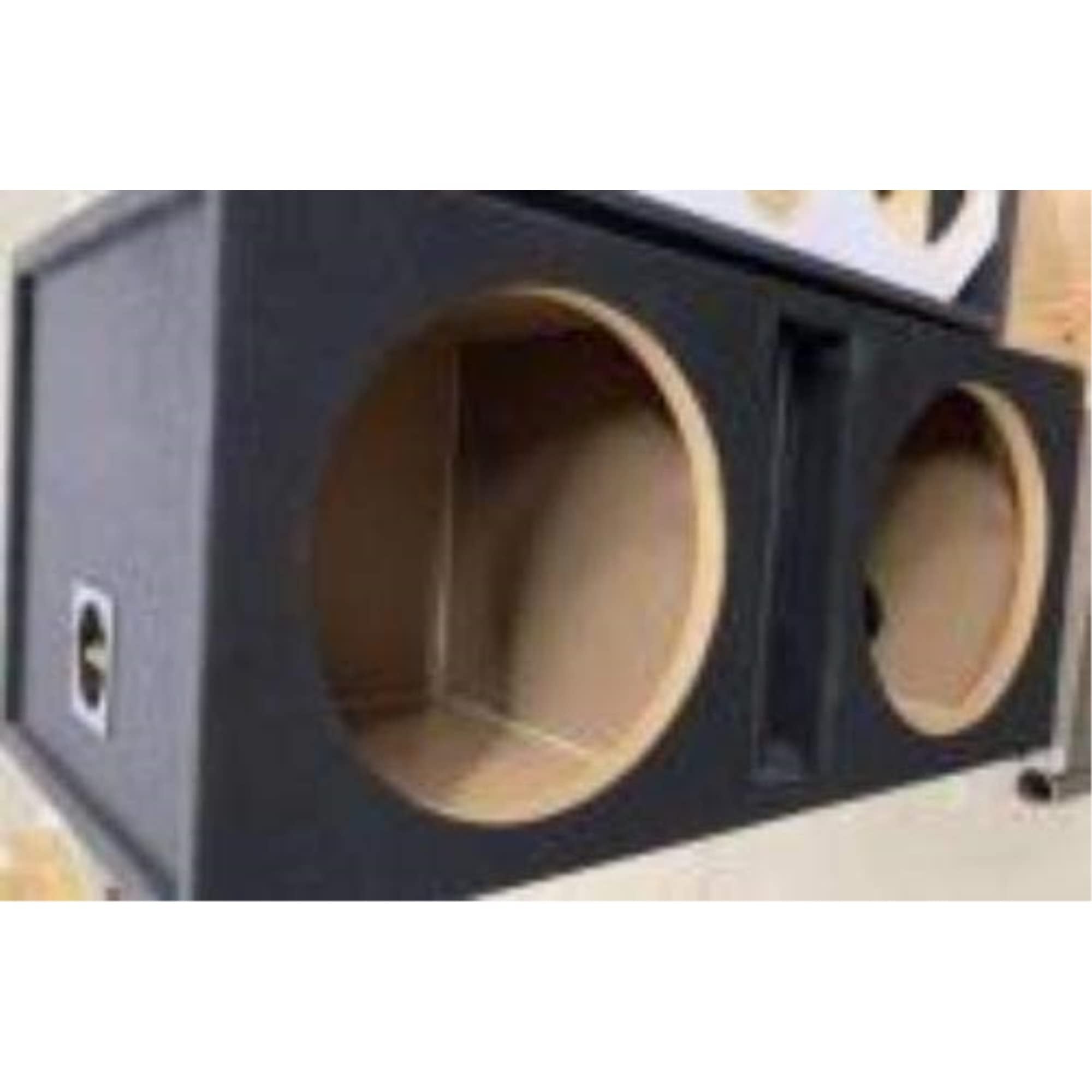 Two 12-in Woofers Empty Bass Speaker Enc