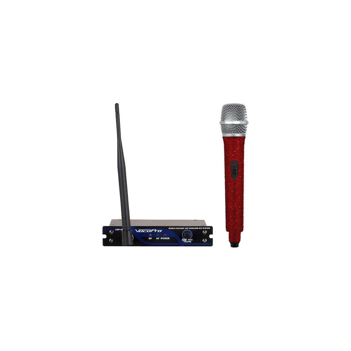 VocoPro UHF189ORUBY Wireless Ruby MIC