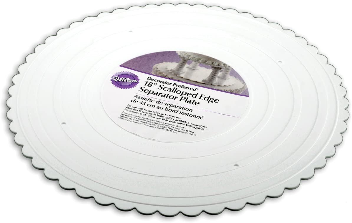 Wilton Decorator Preferred Round Plate for Cakes, 18-Inch