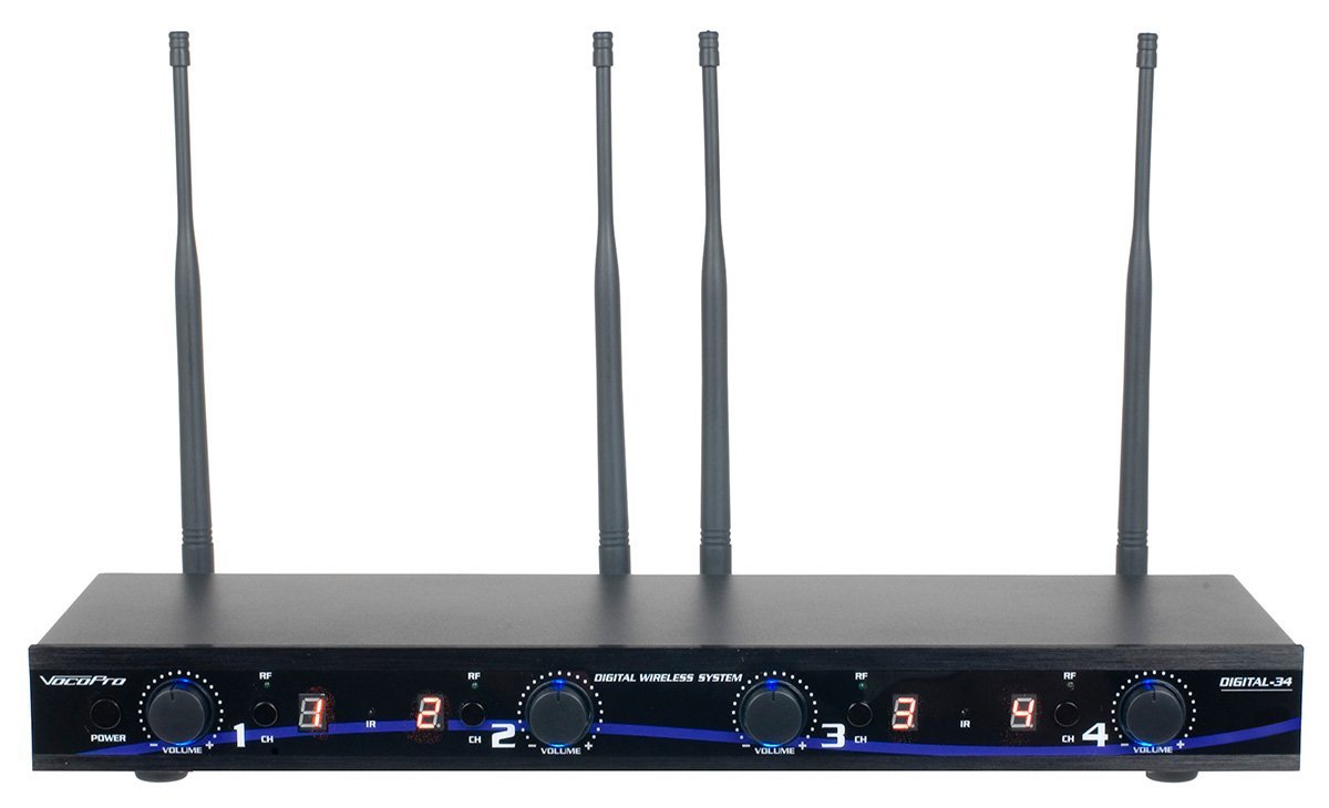 VocoPro Wireless Microphone System, DIGITAL-34-ULTRA (DIGITAL-34-ULTRA)