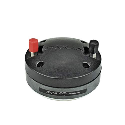 PRV AUDIO 1" Exit Bolt-on Driver D230Ti-B 60 Watts 8 Ohm, Pro Audio Titanium Compression Driver for Replacement for Pro Audio Systems (Single)
