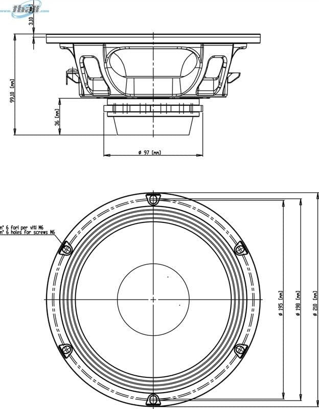 Eighteen Sound 8NMB420-8 18 Sound 8 Mid Bass Neo 280w