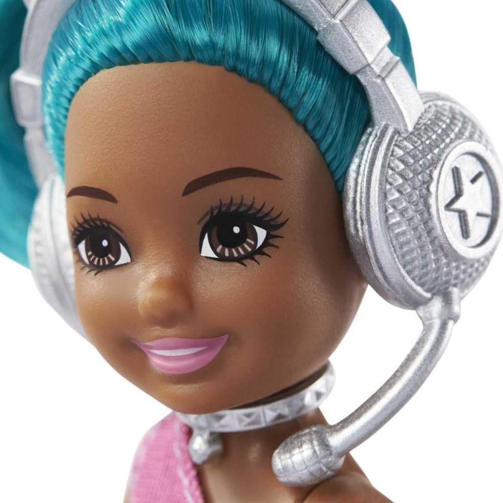 Barbie Chelsea Can Be Playset with Brunette Chelsea Rockstar Doll (6-in), Guitar, Microphone, Headphones, 2 VIP Tickets, Star-Shaped Glasses, Great Gift for Ages 3 Years Old & Up