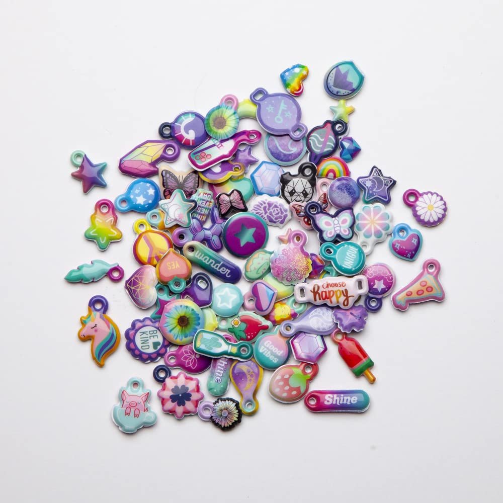 Craft-tastic – 12 Days of DIY Charm Jewelry – Count Down to Fun with 12 Days of Puffy Charm DIY Surprises Bracelets, Rings, Hair Charms, Earrings, and More – Creative Arts & Crafts Gift - Ages 6+