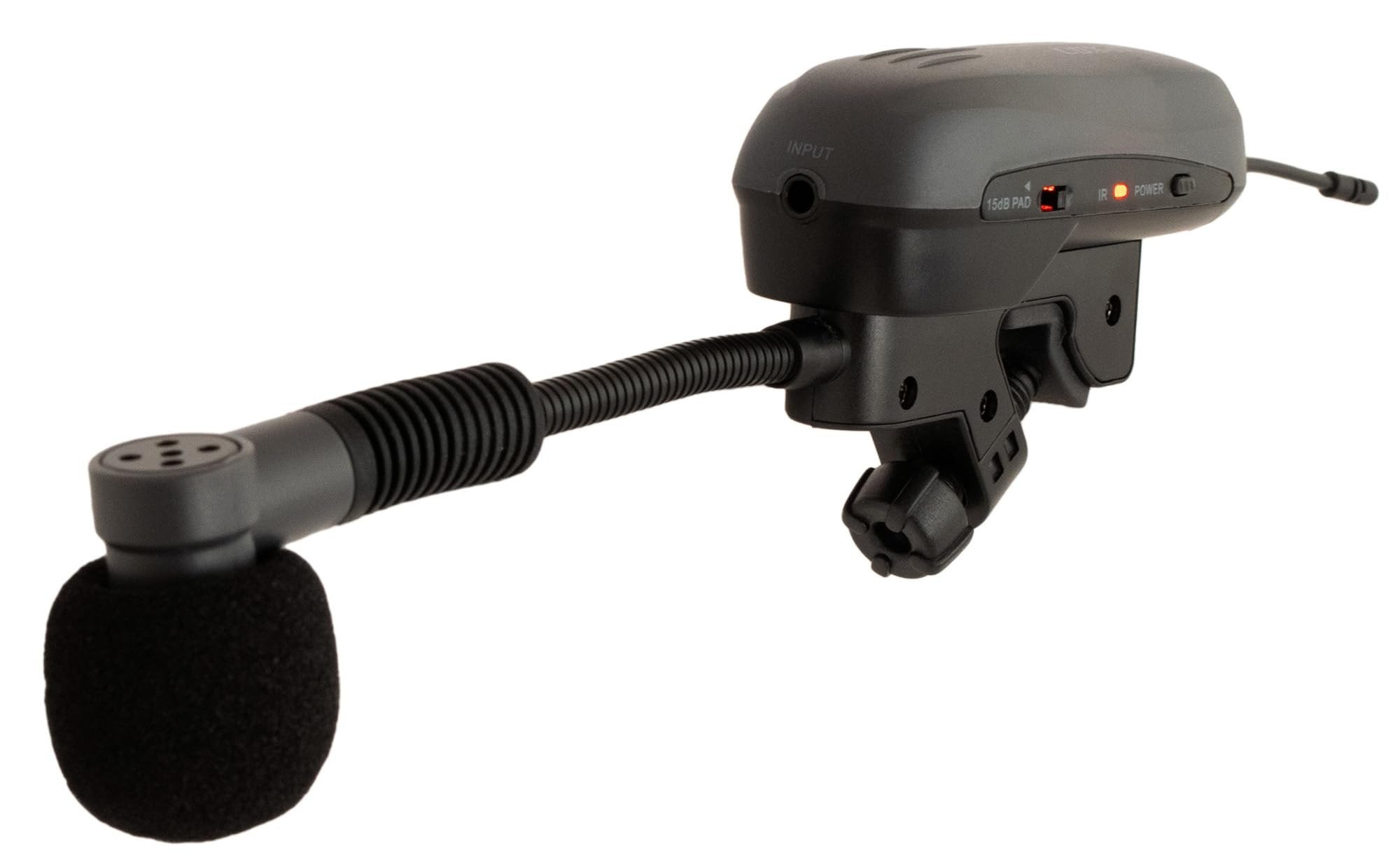 VocoPro, Screw on clamp, Digital PLL Wireless Instrument Microphone (UDX-IT)