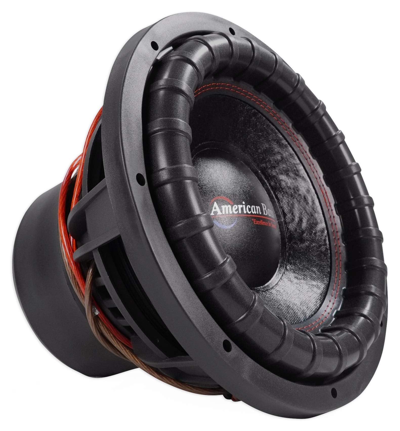 American Bass XD-1044 XD 10-inch Subwoofer 450 Watt RMS / 900 Watt Max Dual Voice Coil 4 Ohm Voice Coils 125 Oz Magnet