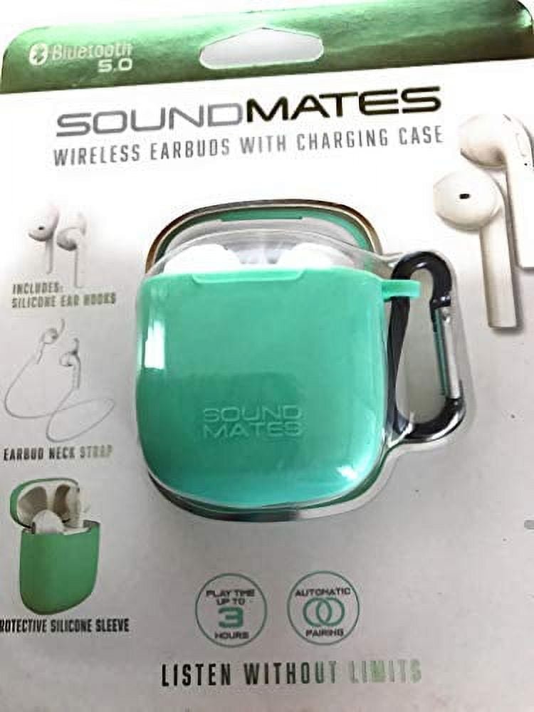 Tzumi 6952JCPMINT Wireless Charging Earbuds, Mint