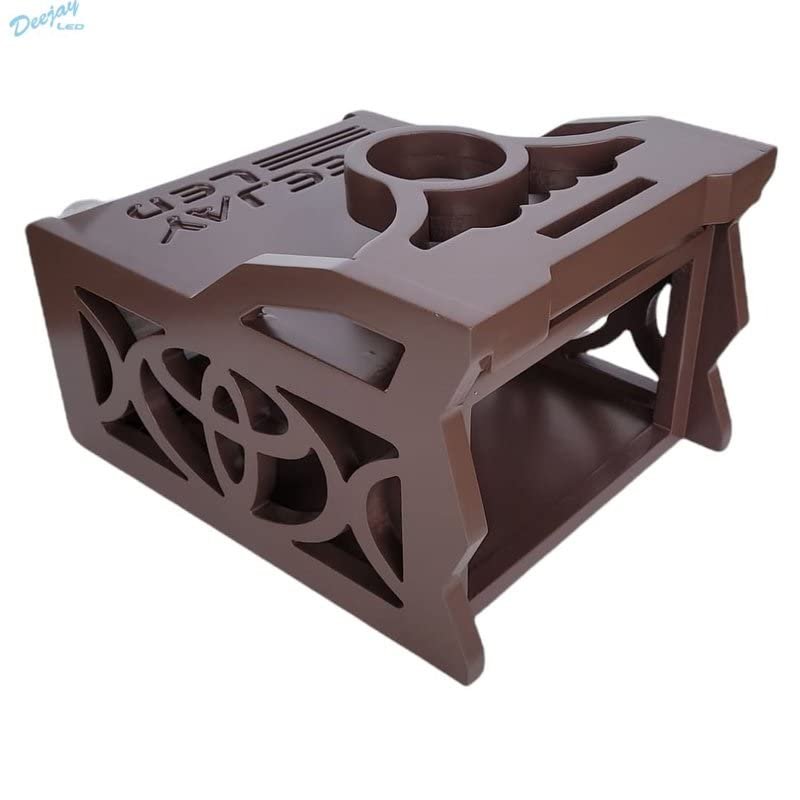 DEEJAY LED TBH1D3EQBNTOYOTA DJL One Din Two EQ Brown Paint Toyota Stylish Wooden Controller Case for Mobile Competitions