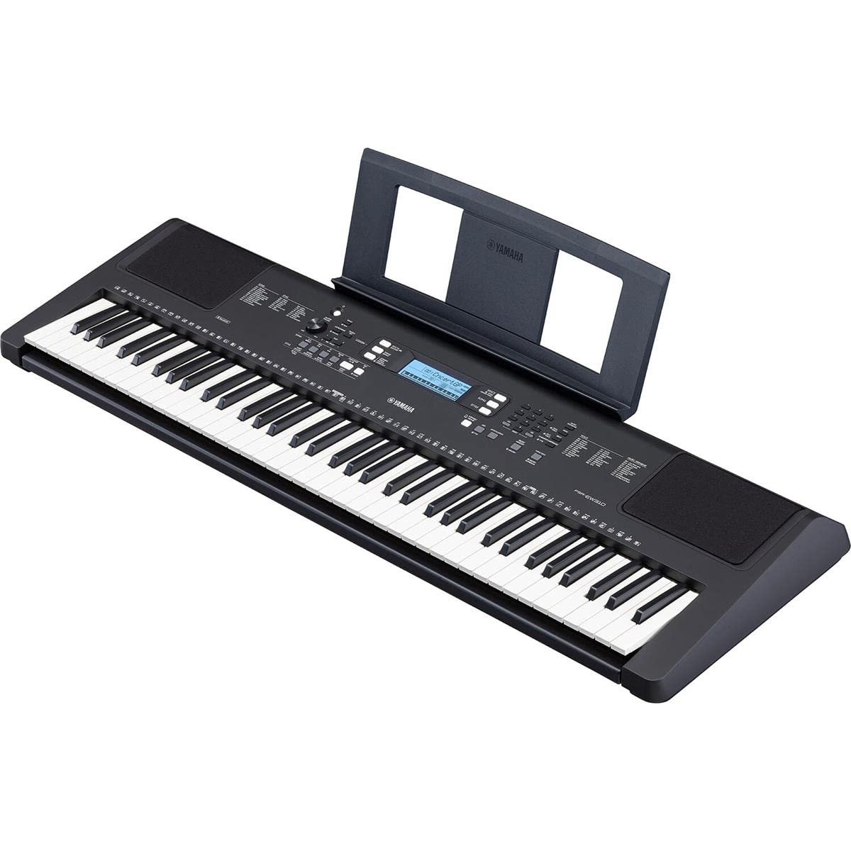 Yamaha PSREW310 76-Key Touch Sensitive Portable Keyboard with PA130 Power Adapter