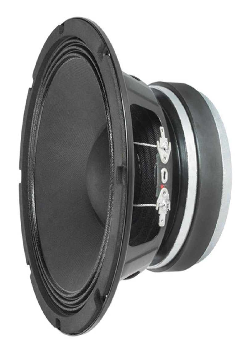 Faital Pro 8FE300-4 8-inch Mid Bass Woofer 4-Ohms Low-Frequency Loudspeaker Mid-Bass Applications 250-Watt Rms 500-Watt Max 93 dB