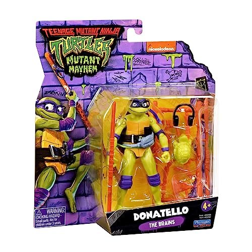 Teenage Mutant Ninja Turtles: Mutant Mayhem 4.5” Donatello Basic Action Figure by Playmates Toys