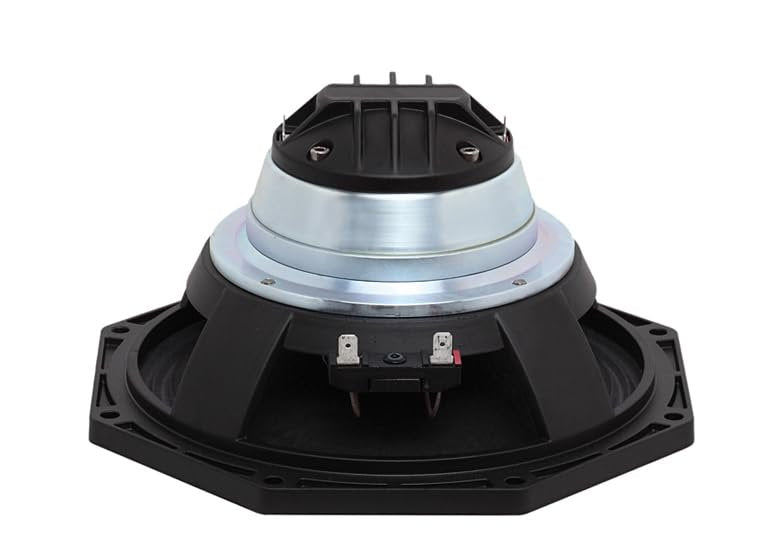 B&C Speakers 8CXN51 8-inch Coaxials Neo Woofer Cone WP Waterproof Front Side 250 Wrms 500 Watts Peak Audio Speaker 2 in Voice Coil 8 Ohm