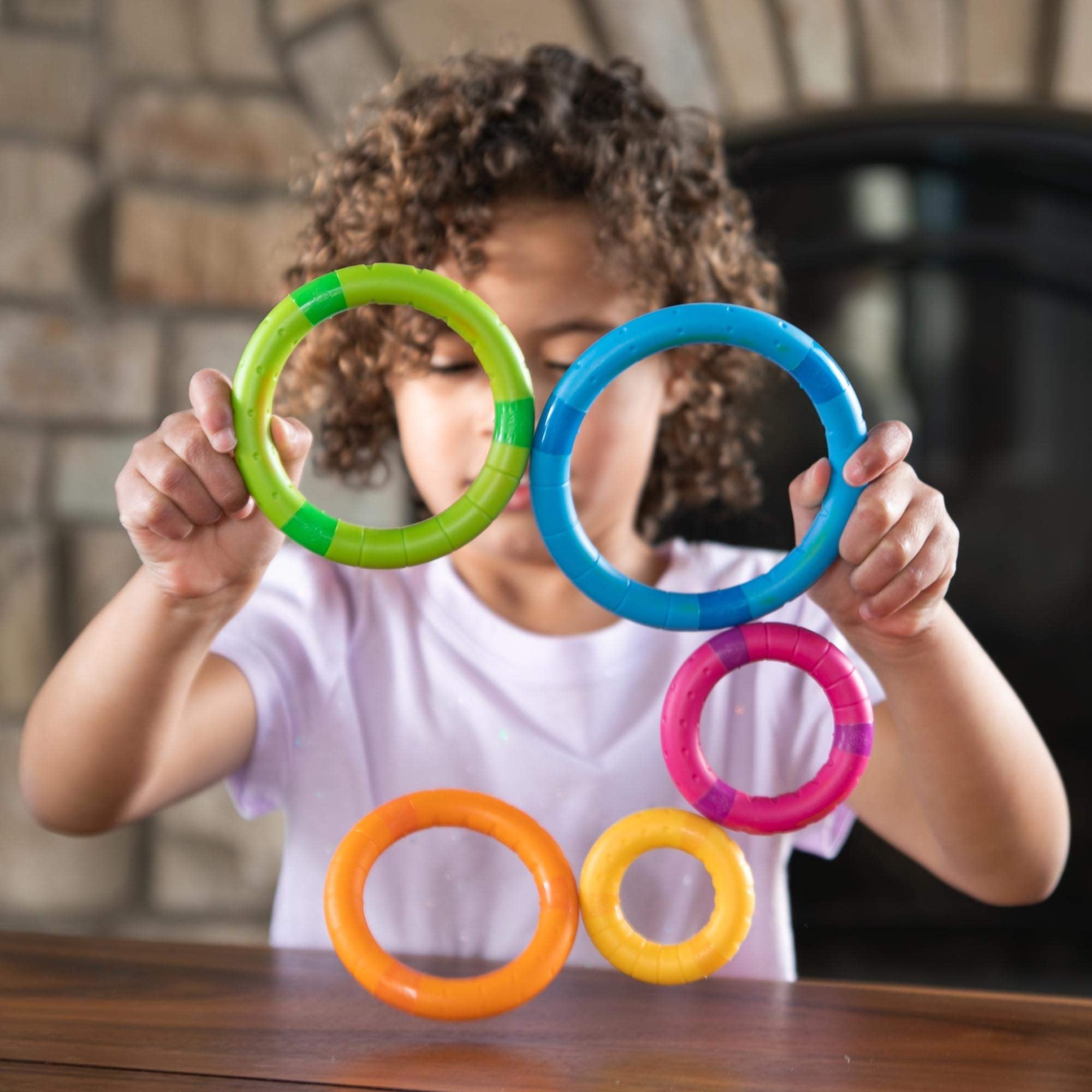 Fat Brain Toys Tinker Rings Baby Toys & Gifts for Ages 2 to 3