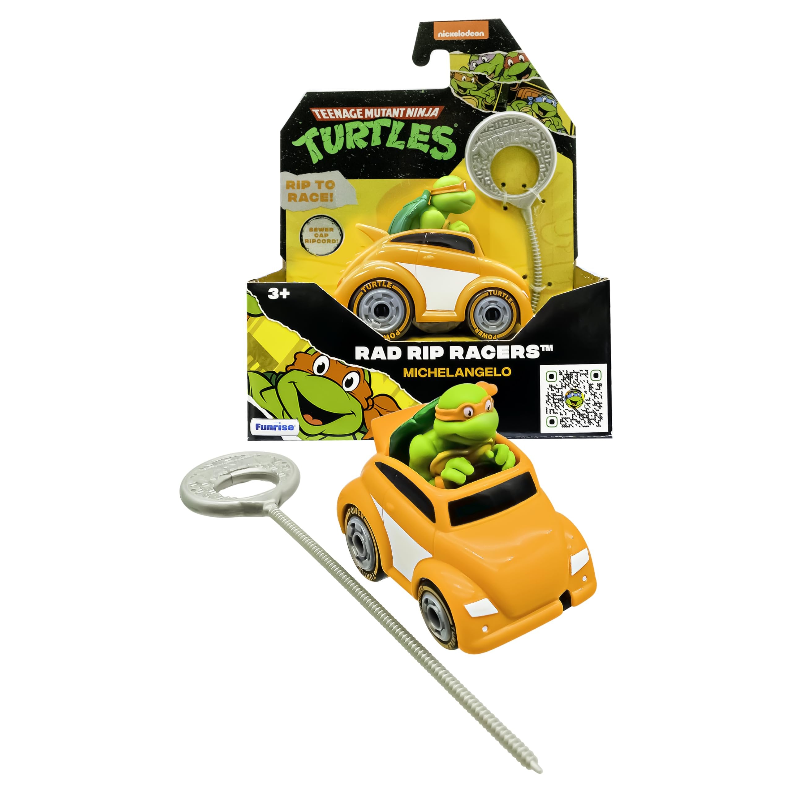 Tortuga Ninja Mutante Adolescente RAD Rip Racers Michelangelo