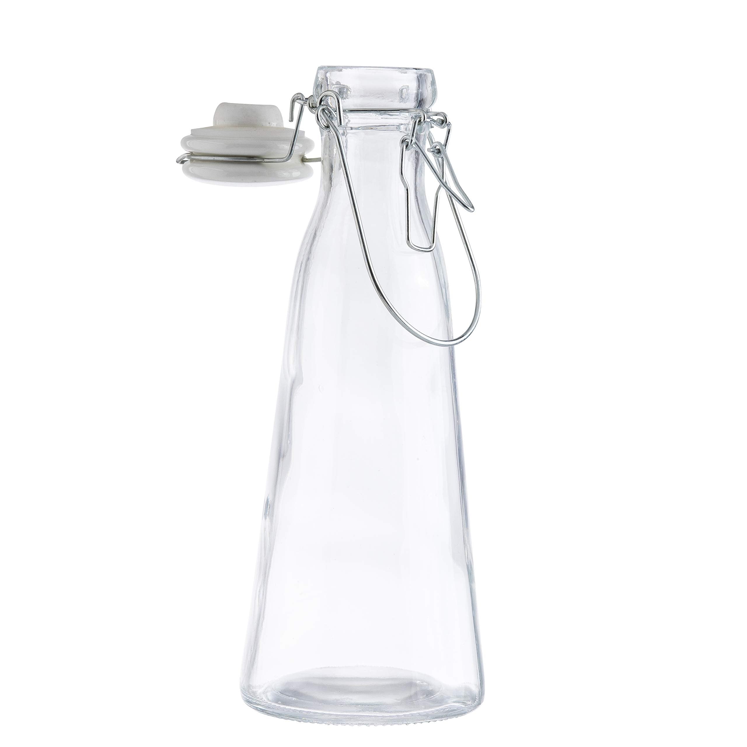 Tablecraft 17 ounce Round Resealable Carafe, Clear Glass