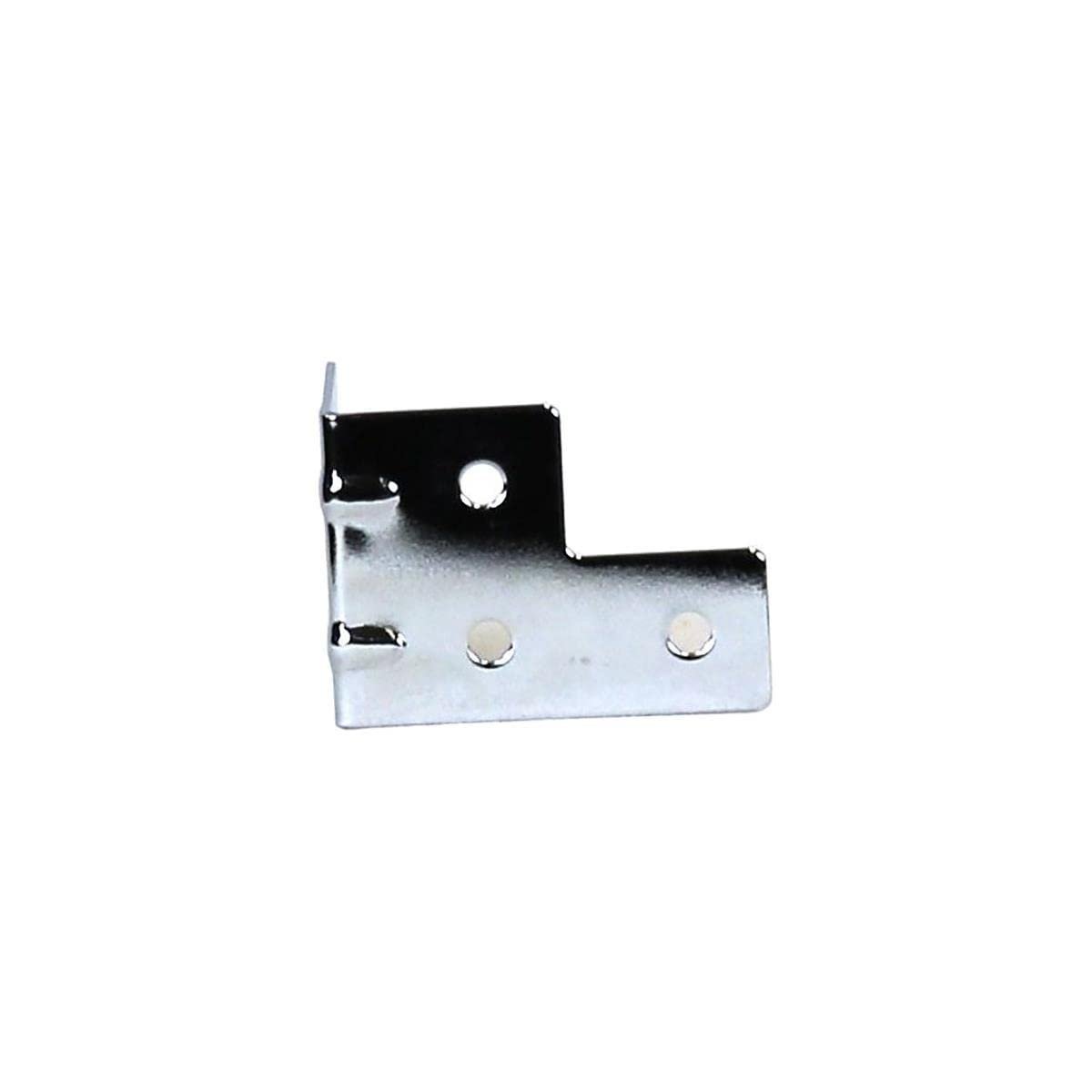 Flight Case Hardware-90 Degree Clamp Made With Chrome Plated 14 Gauge Steel Compatible With Used To Join Box Edges Together And Help Protect Corners From Impact DEEJAYLED TBH90CLAMP