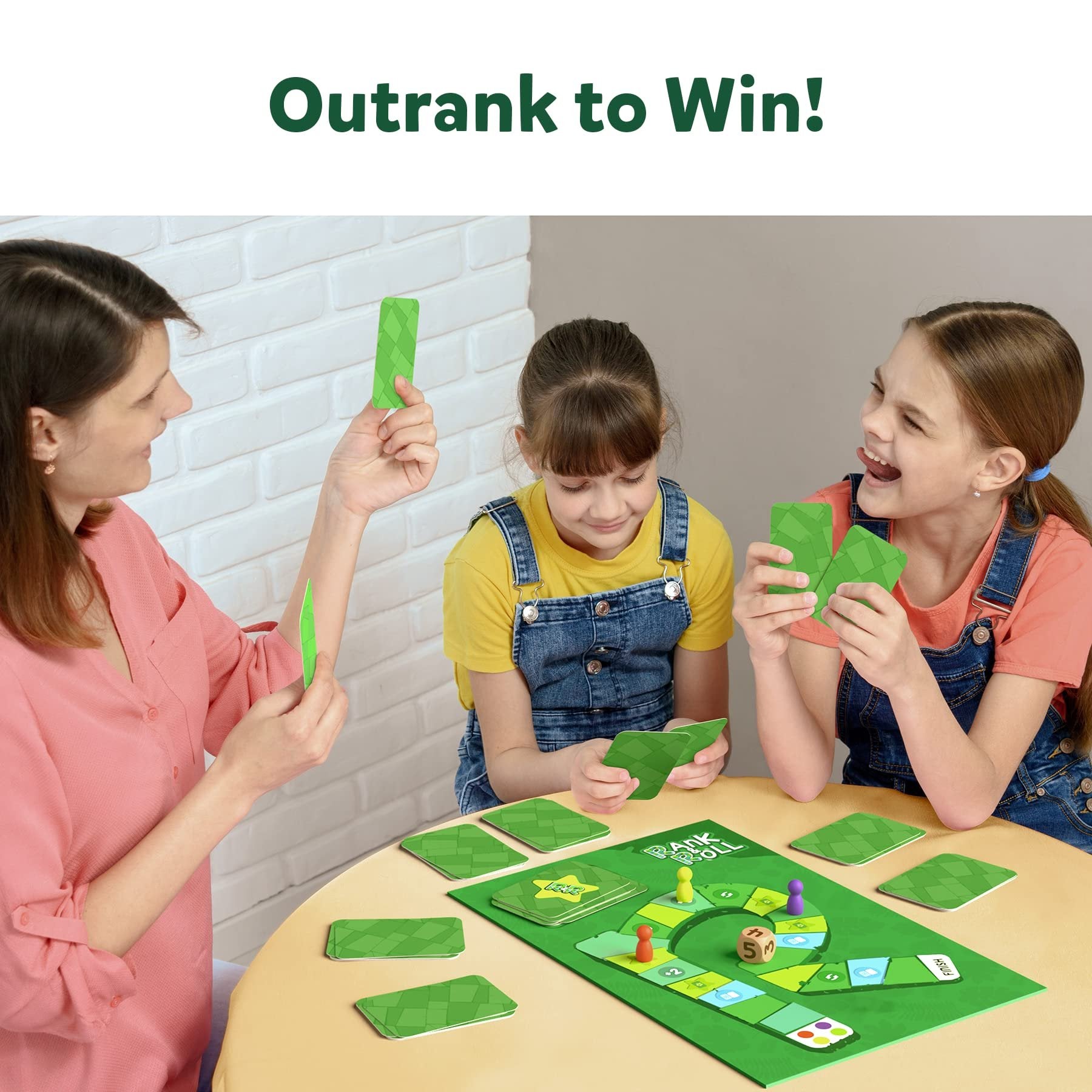 Skillmatics Trump Card & Board Game - Rank & Roll Animals, Memory Strategy Game, Gifts for Kids, Teens & Adults