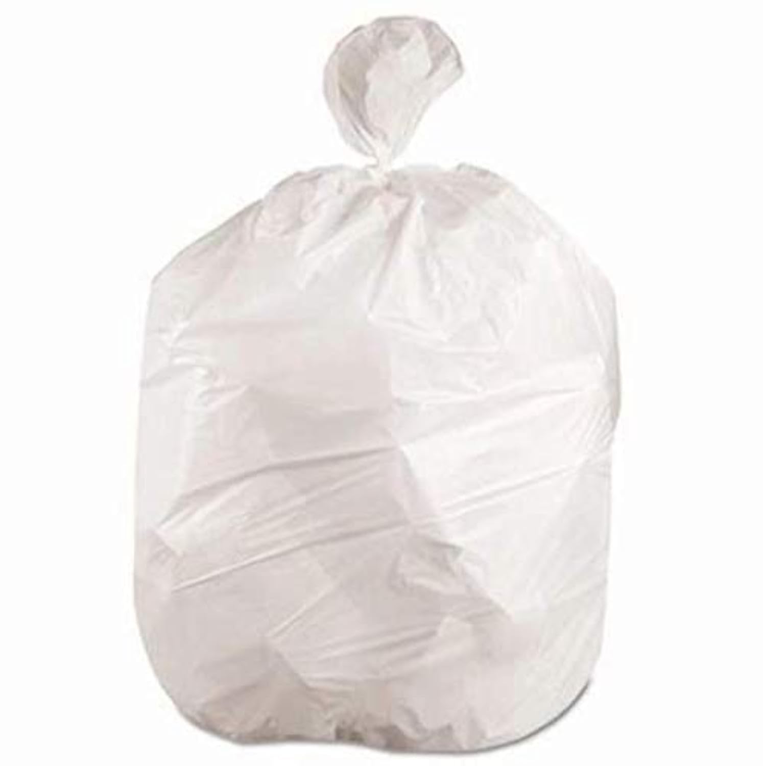 Premium Plastic Clear Trash Bags With Twist Tie - 30 Gallon (Pack Of 30) - Leak Proof & Tear Resistant For Home & Office Use