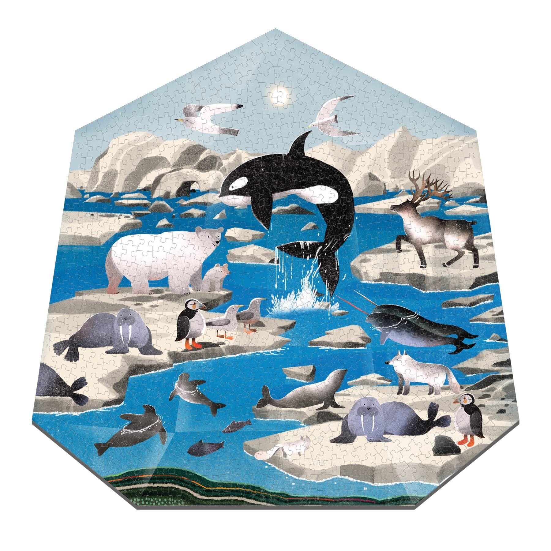 Arctic Terrarium 750 Piece Shaped Puzzle