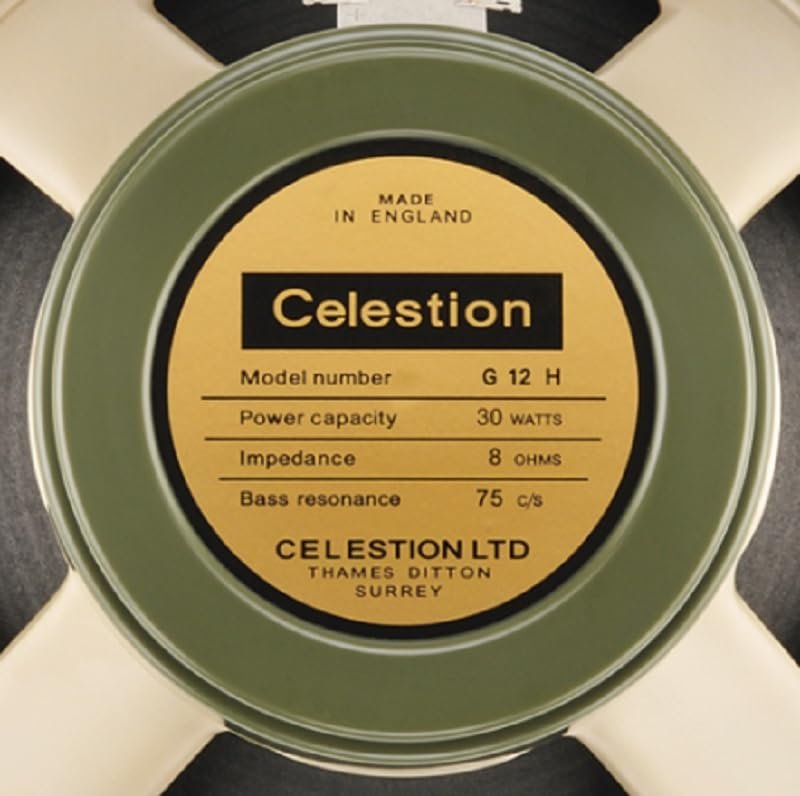 CELESTION Heritage G12H (55Hz) Guitar Speaker, 8ohm