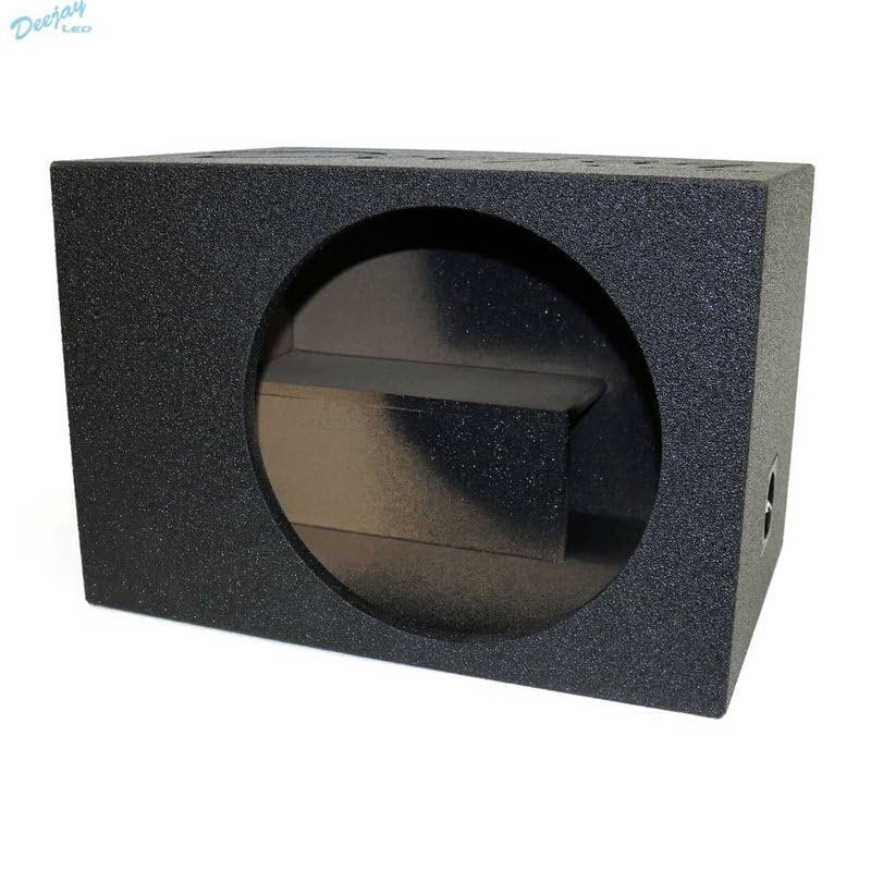 DEEJAY LED 1X15EPOXY DJL 15-inch Base Box for 15-in Woofer with Tuned Port and Durable Epoxy Coat Outer Finish, Embossed Logo