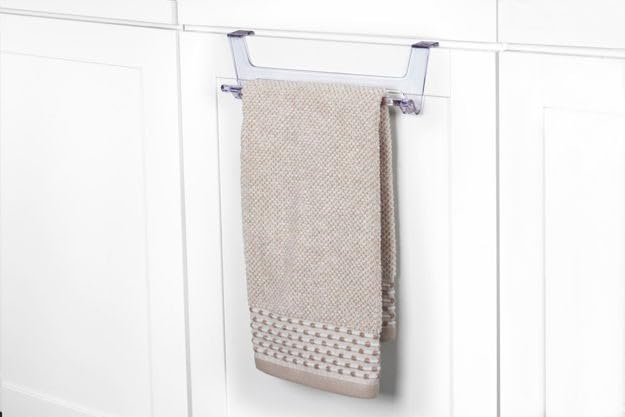 Spectrum Diversified 89850 Clear Over The Cabinet Towel Bar