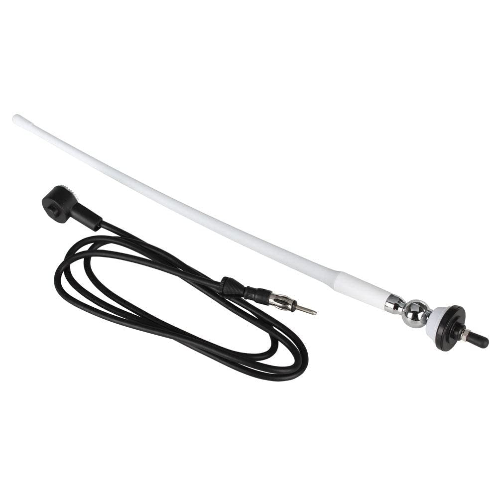 BOSS Audio Systems Boss Audio MRANT12W Rubber Ducky Marine Antenna-White, 6-Inch, No Color